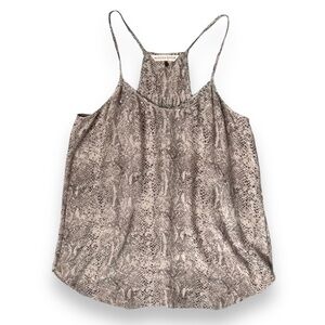 Rebecca Taylor 100% Silk Snakeskin Print Cami | EUC Size 6